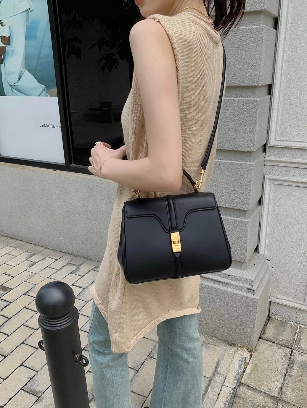 셀린느 16백 새틴 카프스킨