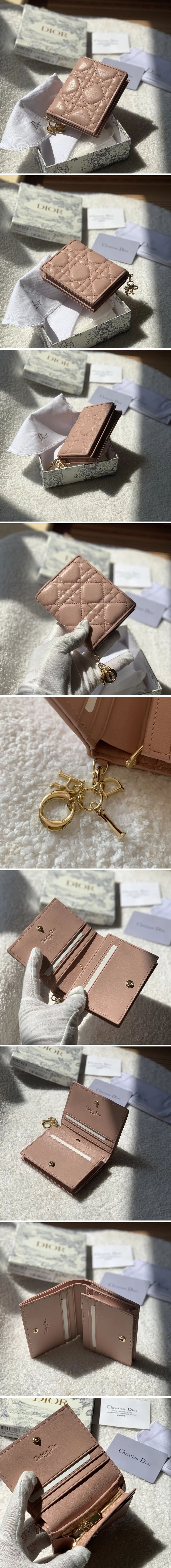 디올 레이디 반지갑