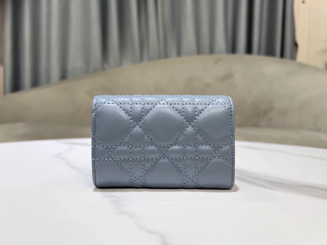 디올 My Dior Glycine 지갑 블루 까나쥬