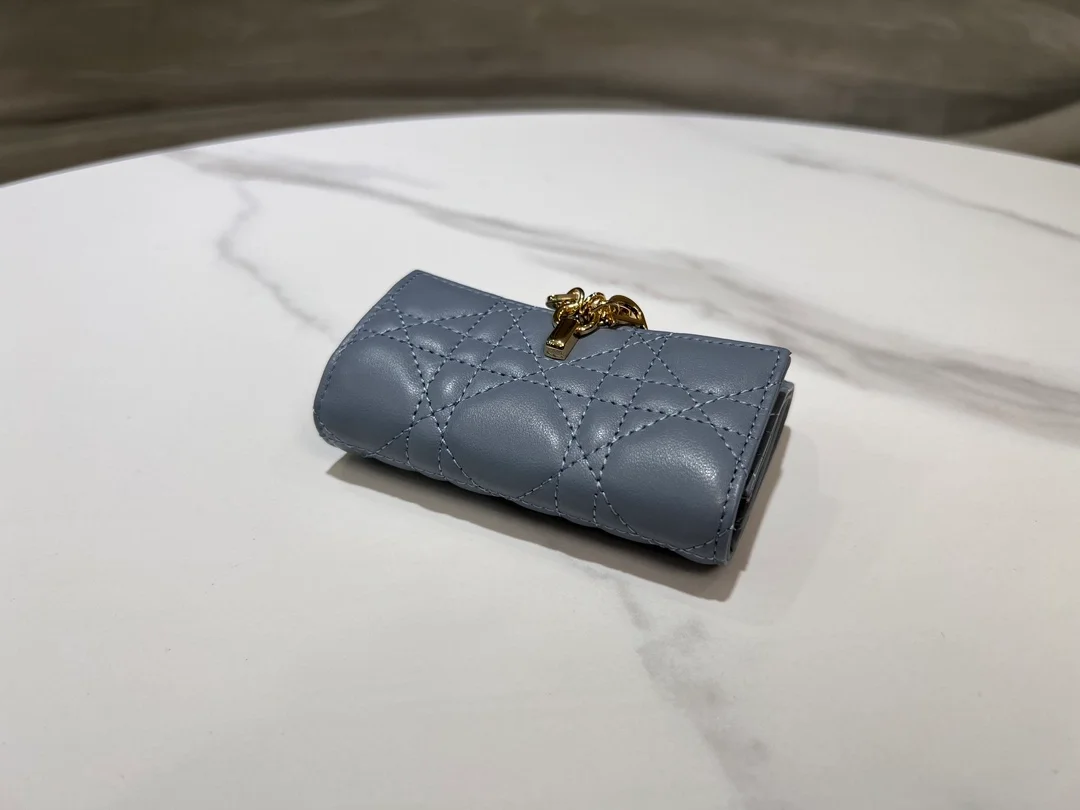 디올 My Dior Glycine 지갑 블루 까나쥬