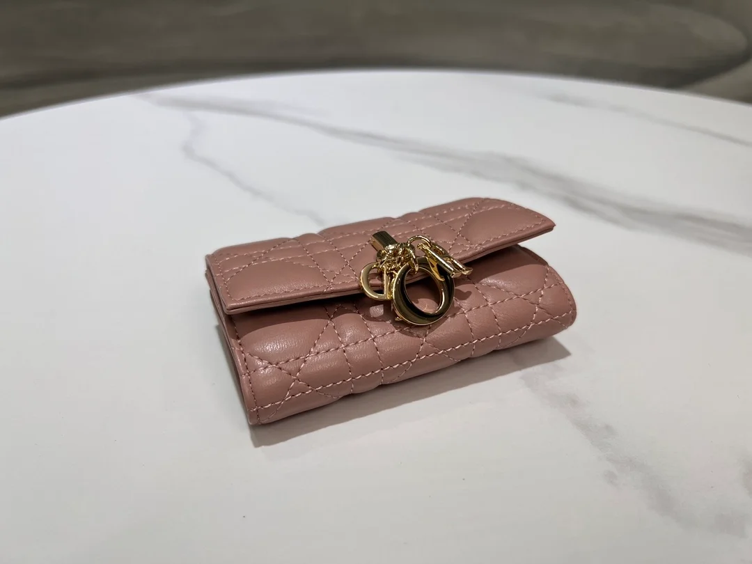 디올 MY Dior Glycine 월릿 앤틱 핑크