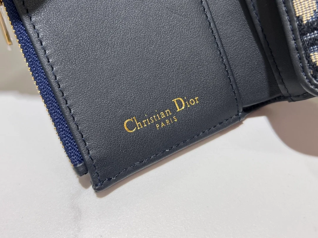 디올 30 몽테인 오블리크 자카드 로터스 지갑