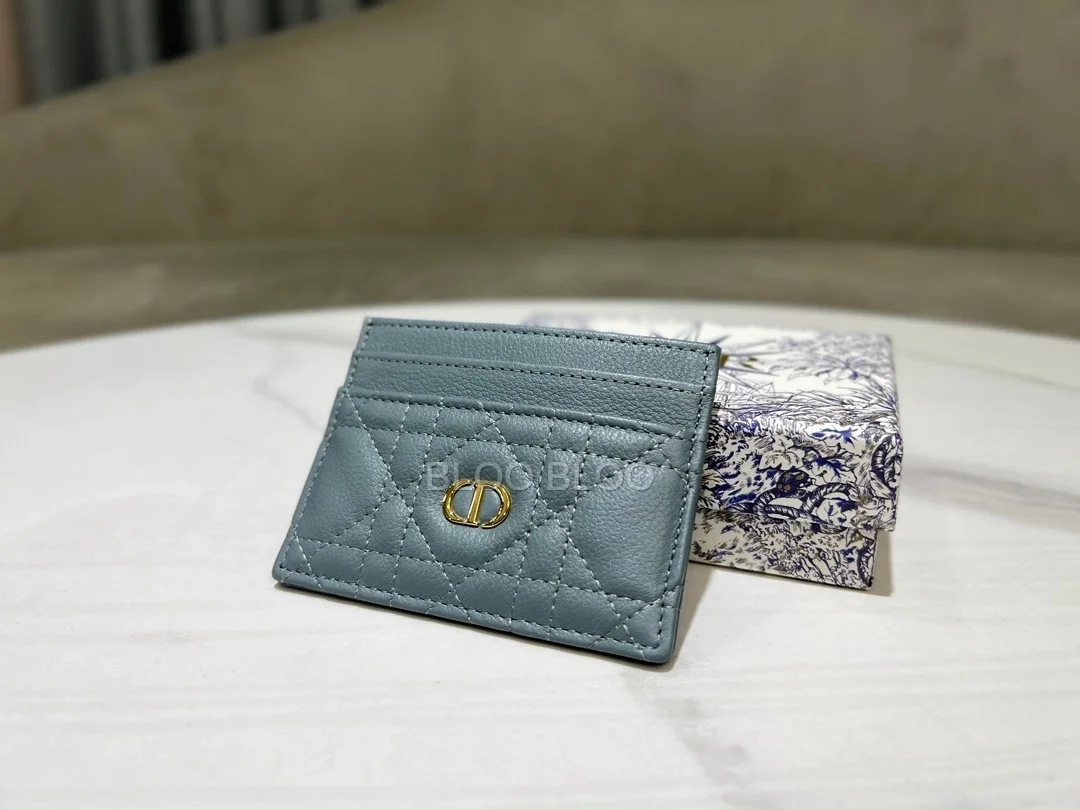 디올 카로 5-슬롯 카드 홀더 클라우드