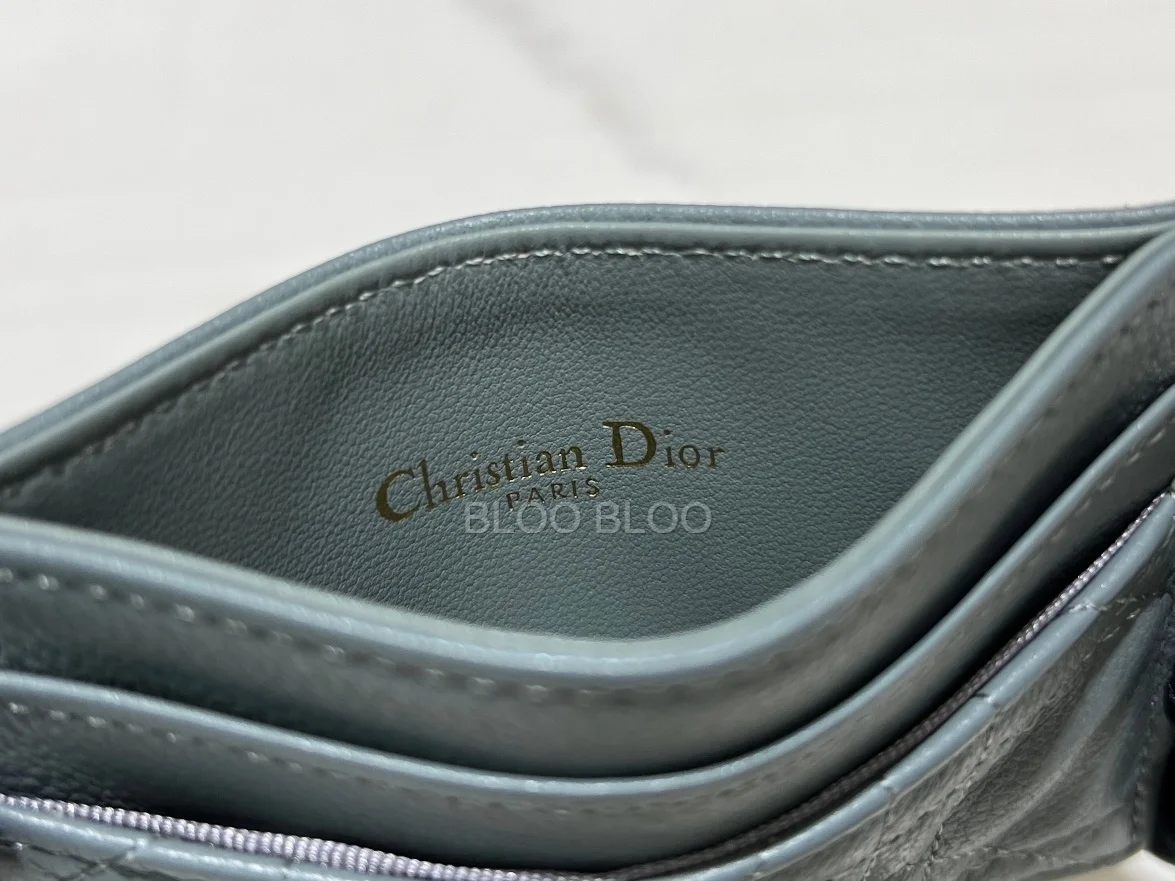 디올 카로 5-슬롯 카드 홀더 클라우드