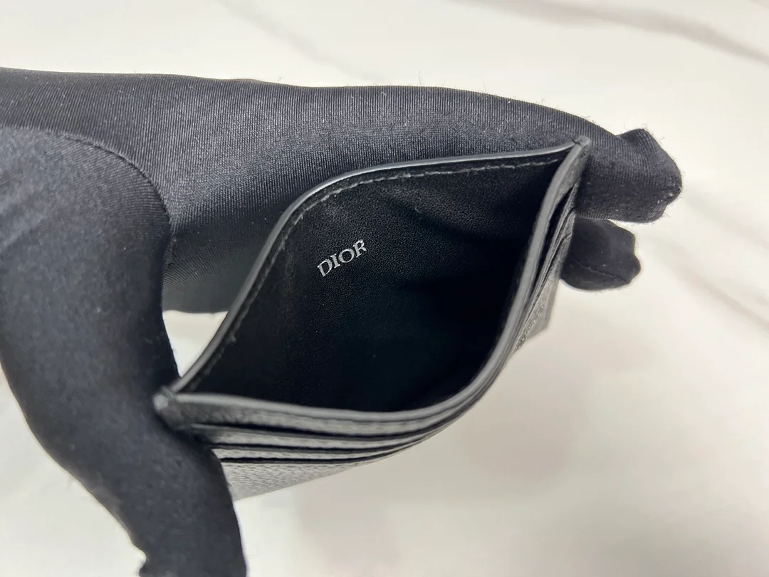 디올 BY ERL 카드 지갑 블랙