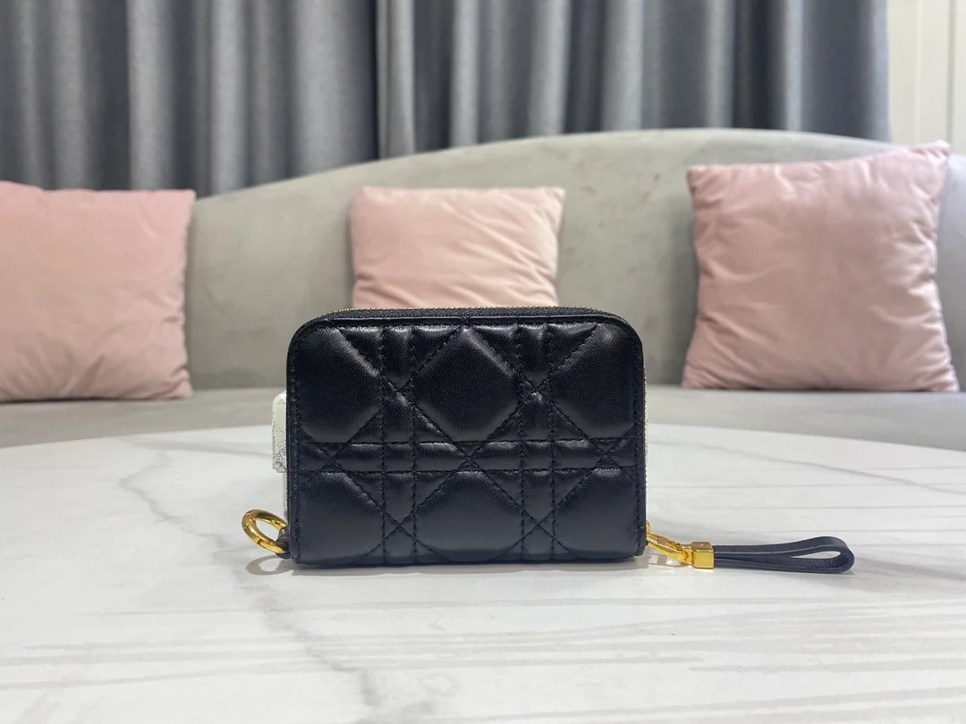 디올 카로 카드지갑 블랙