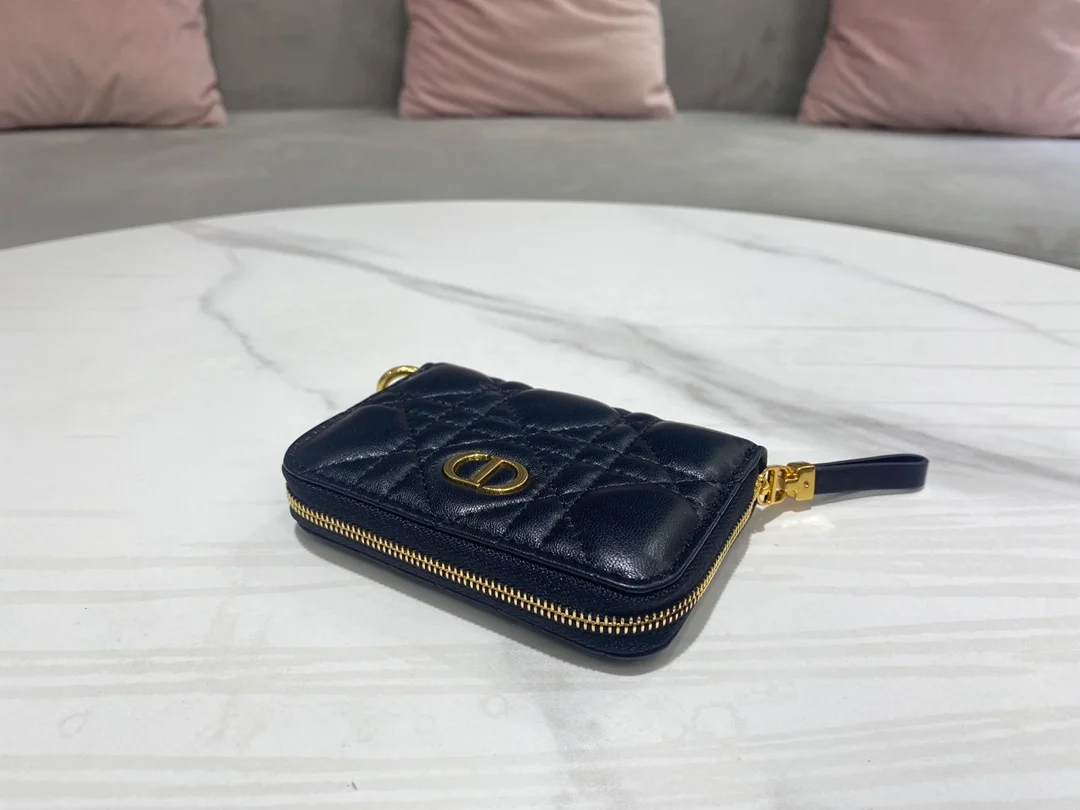 디올 카로 카드지갑 블랙