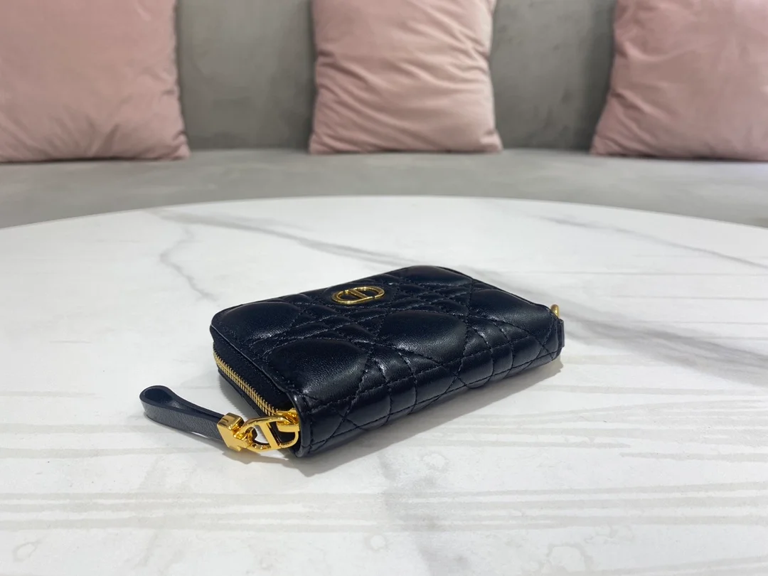 디올 카로 카드지갑 블랙