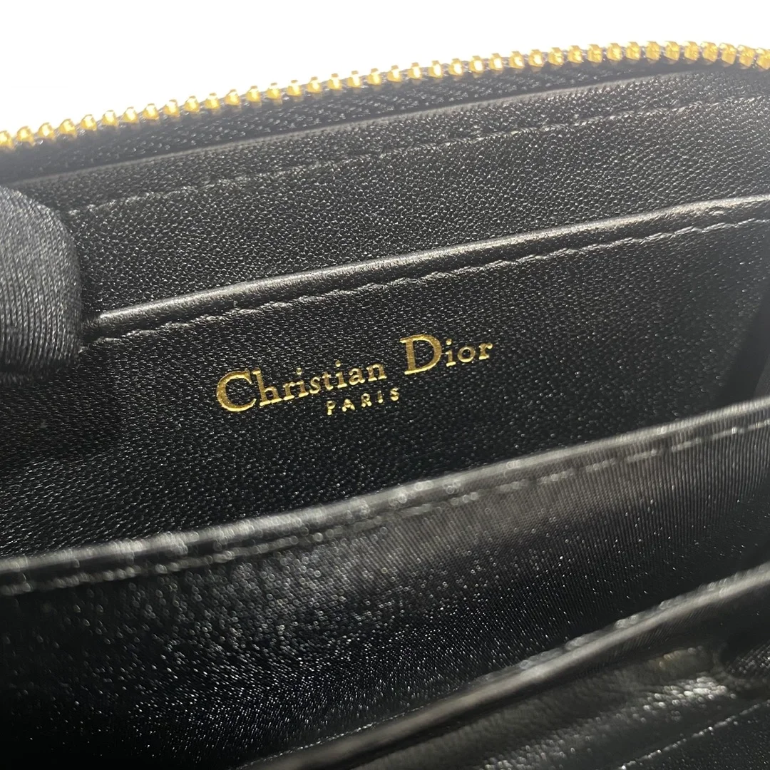 디올 카로 카드지갑 블랙