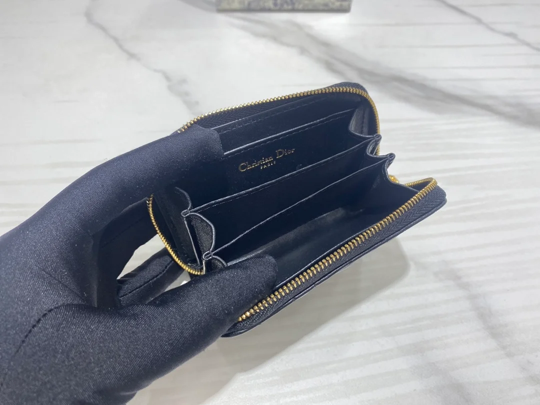 디올 카로 카드지갑 블랙