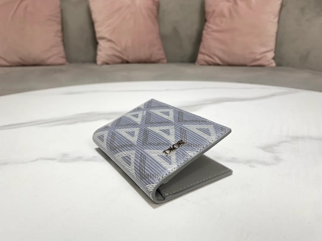 디올 2단 카드 홀더 그레이