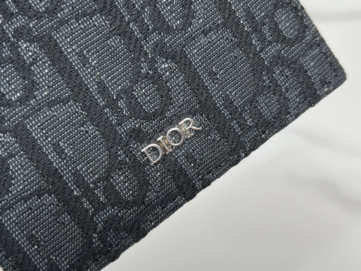 디올 오블리크 비즈니스 카드 지갑 블랙