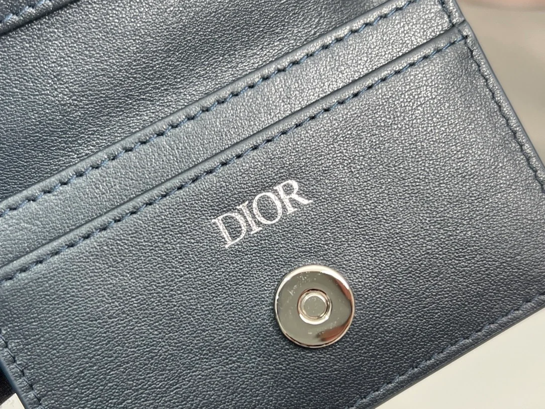 디올 오블리크 비즈니스 카드 지갑 베이지