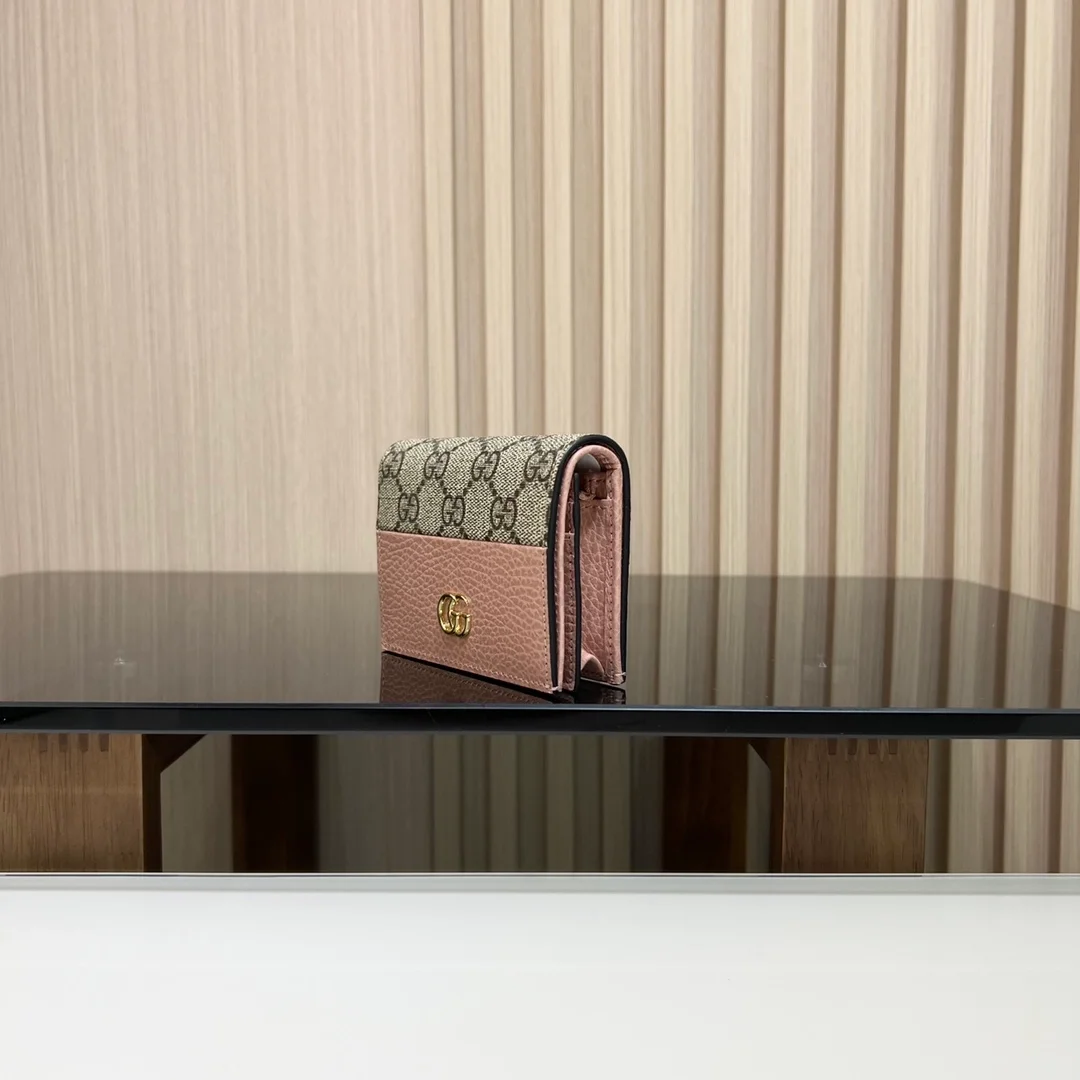 구찌 GG마몽 카드케이스 지갑 핑크