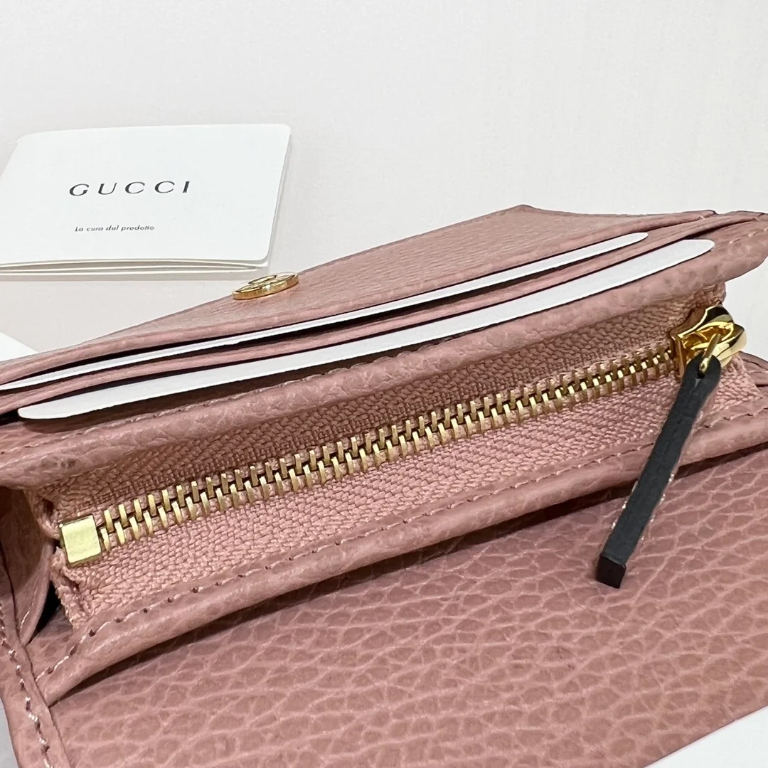 구찌 GG마몽 카드케이스 지갑 핑크