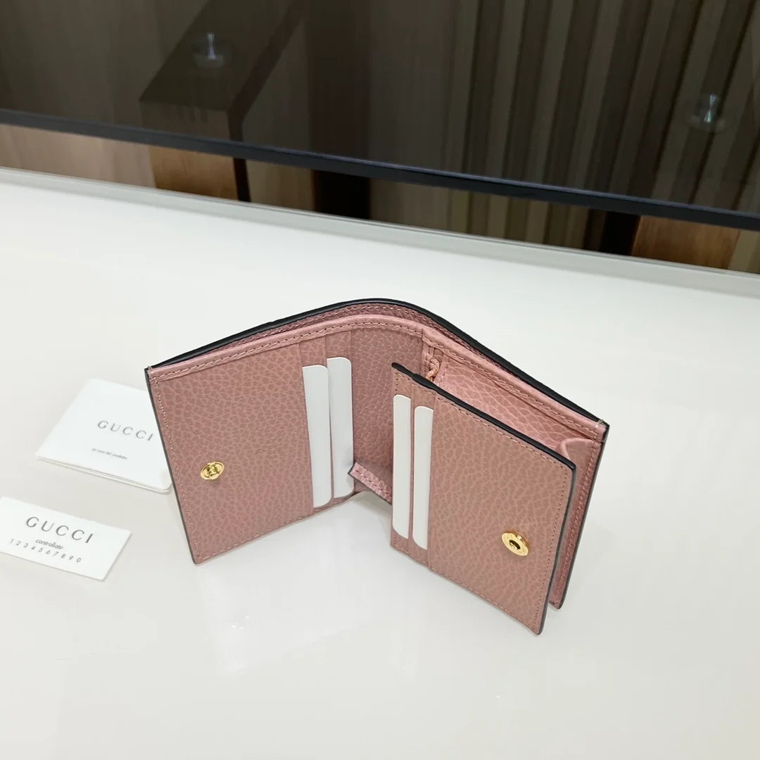 구찌 GG마몽 카드케이스 지갑 핑크