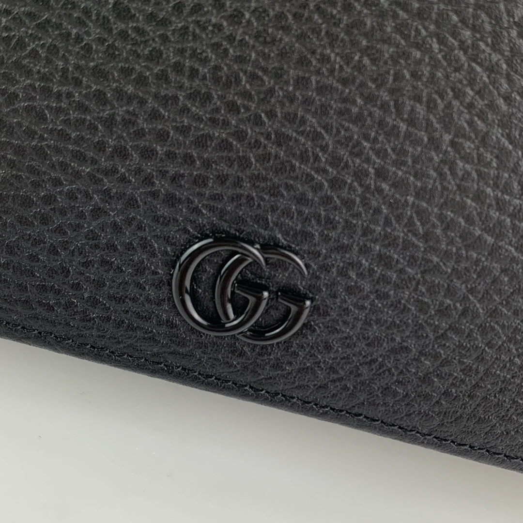 구찌 마몬트 블랙 레더 체인 지갑