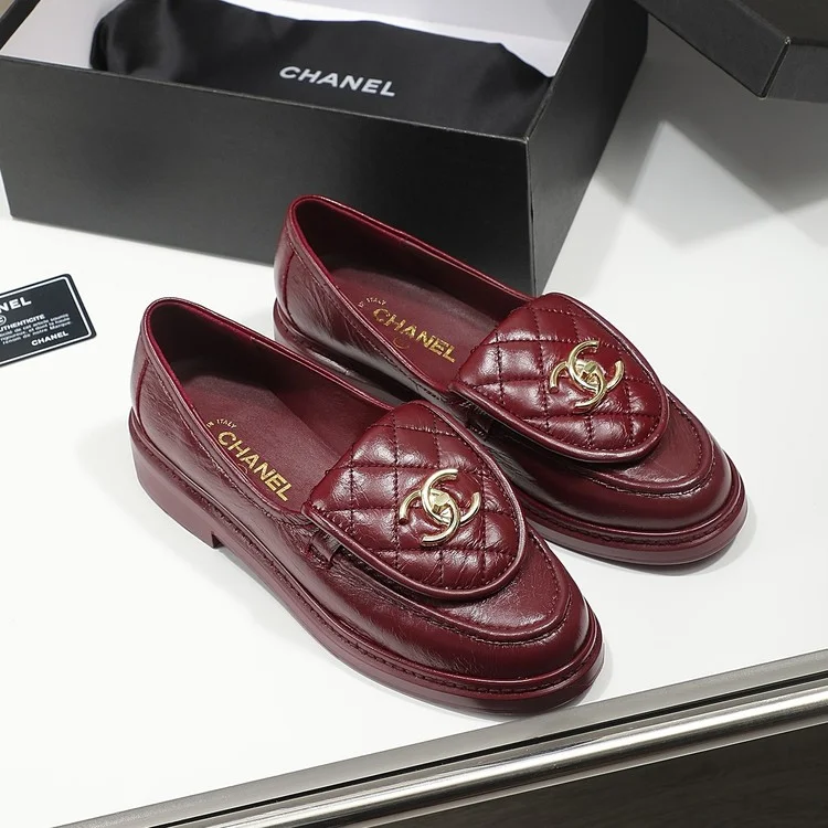 샤넬 턴락 로퍼 퀼팅