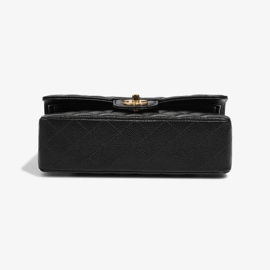 샤넬 클래식 스몰 캐비어 블랙 골드