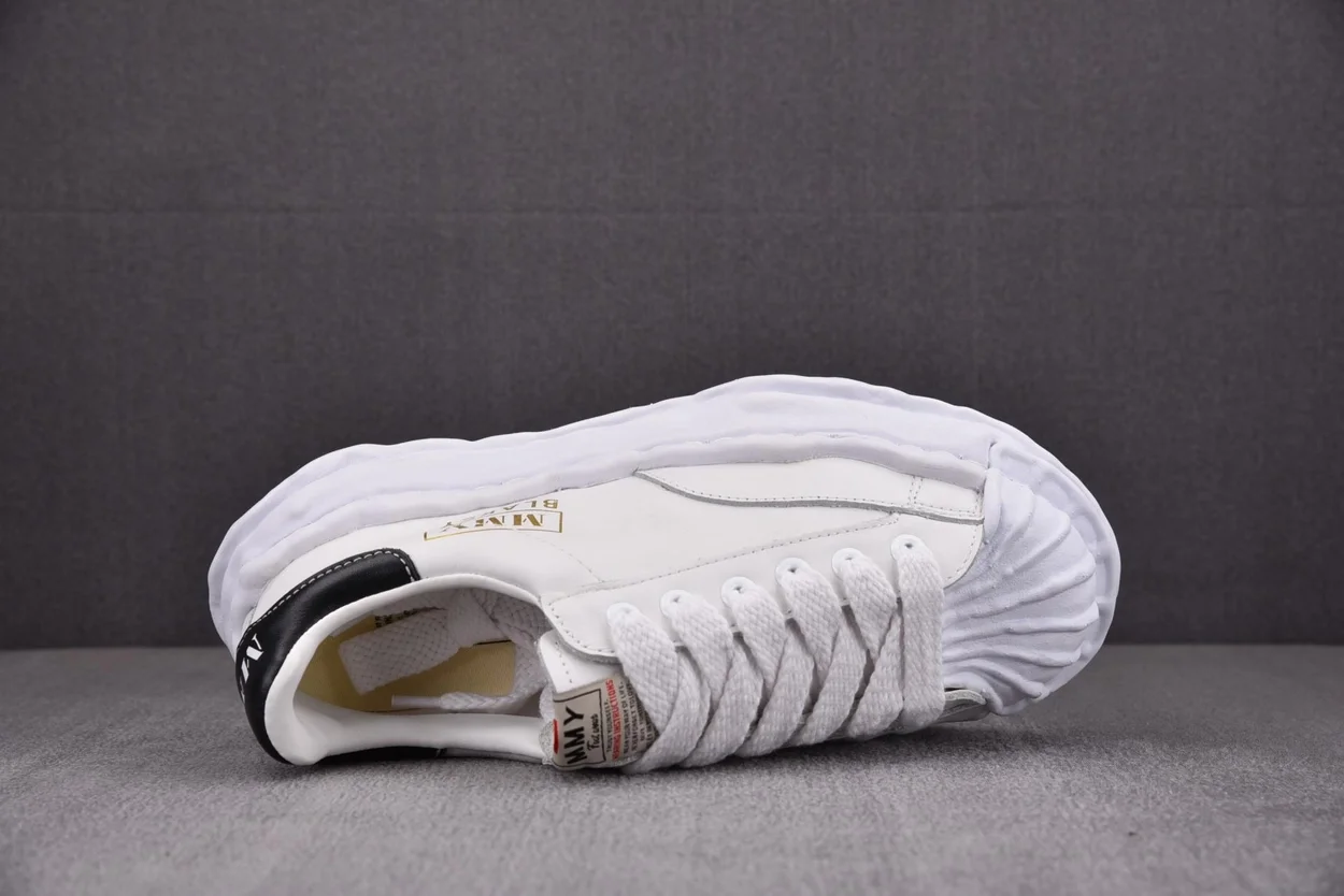 미하라 야스히로 블레이키 OG 솔 레더 화이트