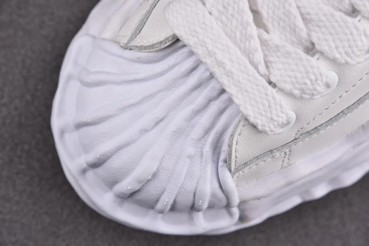 미하라 야스히로 블레이키 OG 솔 레더 화이트