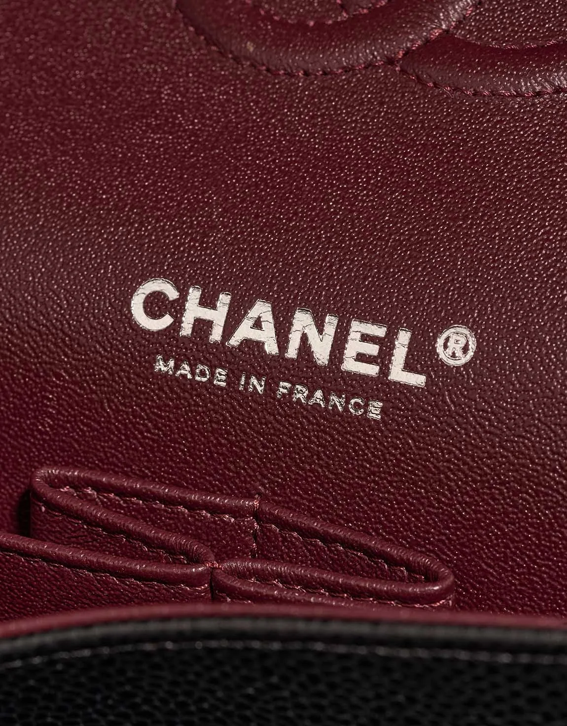 샤넬 클래식 스몰 캐비어 블랙 실버