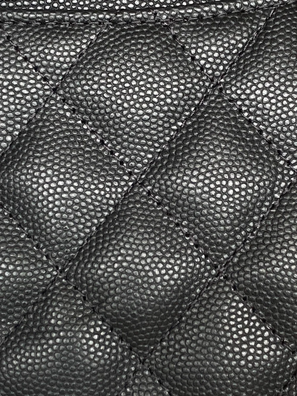 샤넬 클래식 스몰 캐비어 블랙 실버