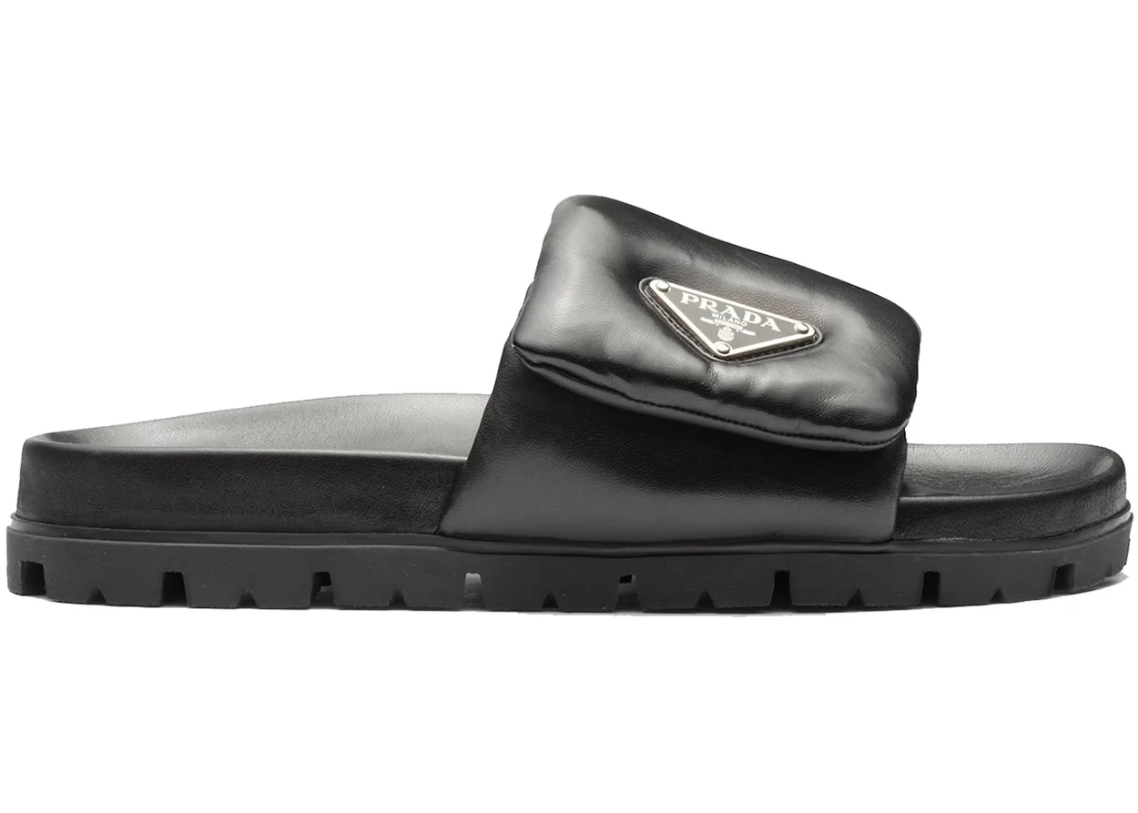 프라다 소프트 패딩 20mm 슬라이드 샌들