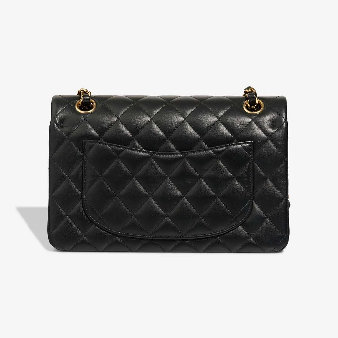 샤넬 클래식 스몰 램스킨 블랙 골드
