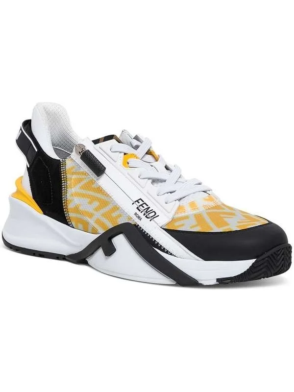 펜디 플로우 옐로우 로우탑 스니커즈