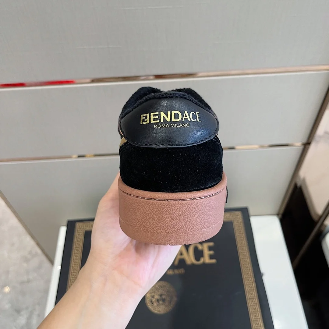 펜디 x 베르사체 스웨이드 매치 로우탑 스니커즈