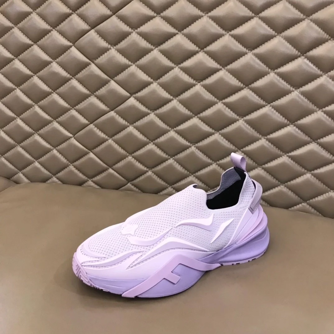 펜디 플로우 퍼플 메쉬 러닝 스니커즈