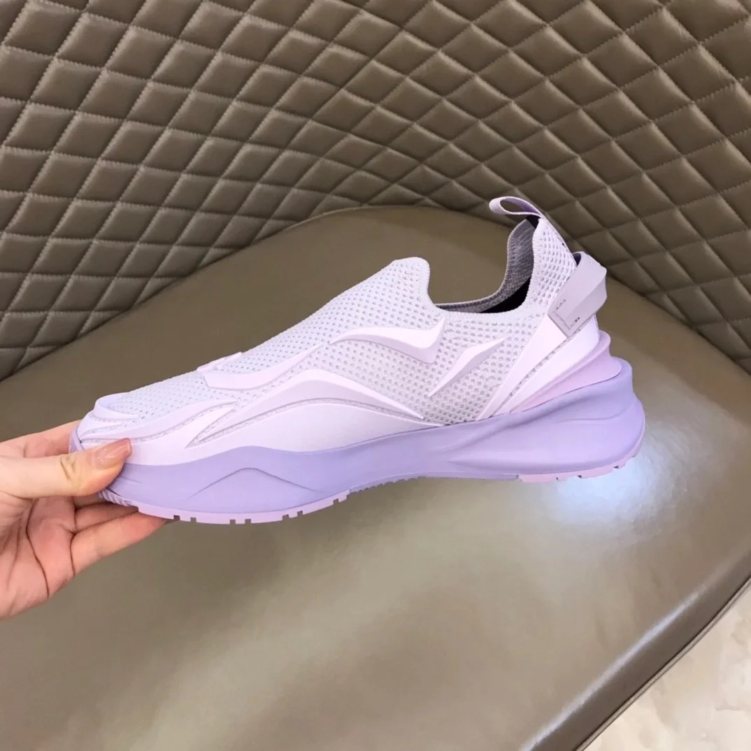 펜디 플로우 퍼플 메쉬 러닝 스니커즈