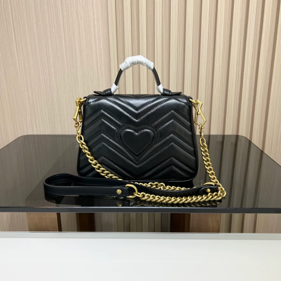 구찌 GG 마몽 미니 탑 핸들백