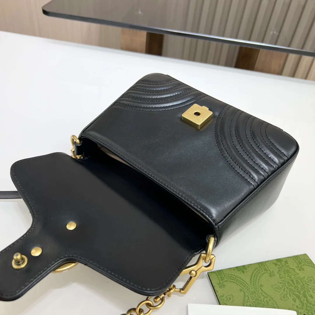 구찌 GG 마몽 미니 탑 핸들백