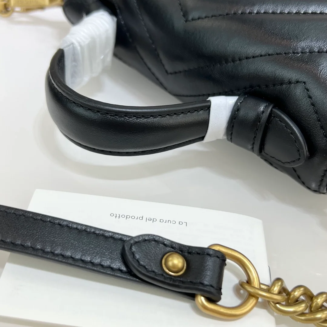 구찌 GG 마몽 미니 탑 핸들백