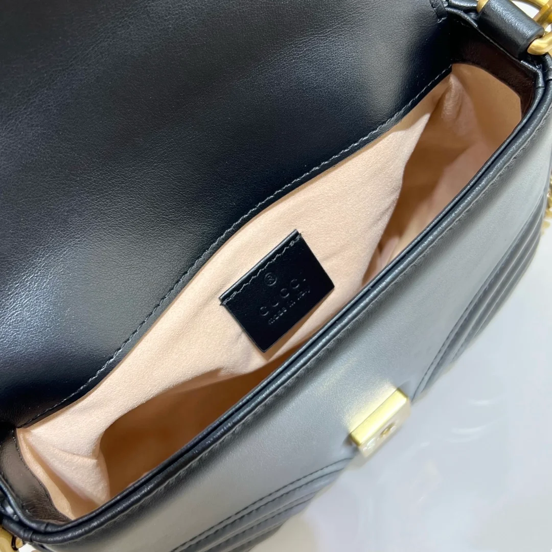 구찌 GG 마몽 미니 탑 핸들백