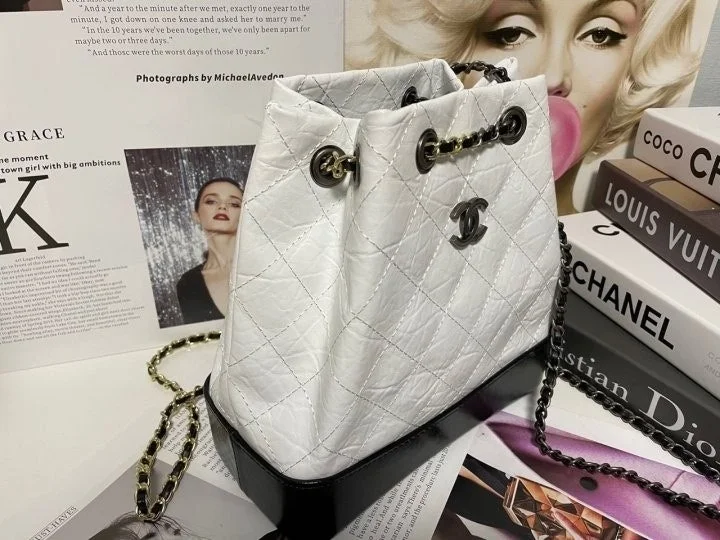 샤넬 가브리엘 백팩 화이트 스몰