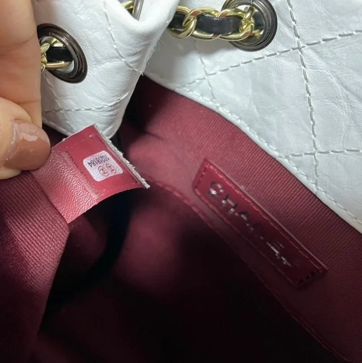 샤넬 가브리엘 백팩 화이트 스몰