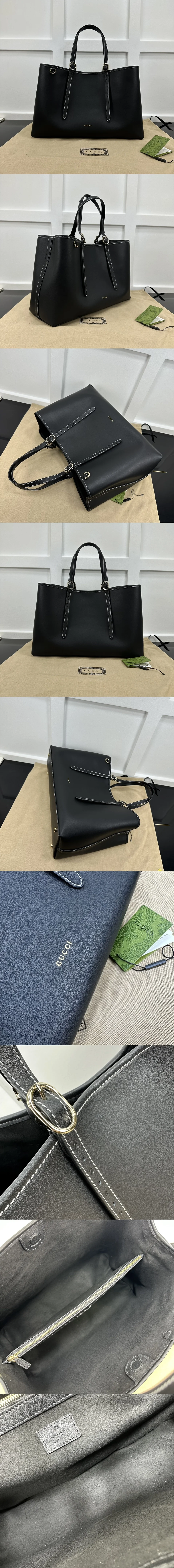 구찌 엠블럼 미디엄 토트백 815213