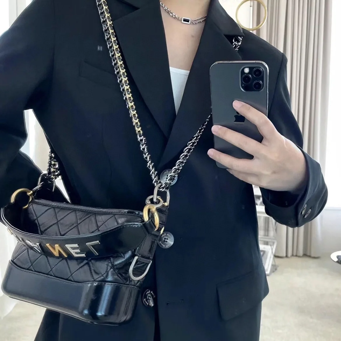 샤넬 가브리엘 호보백 미디움