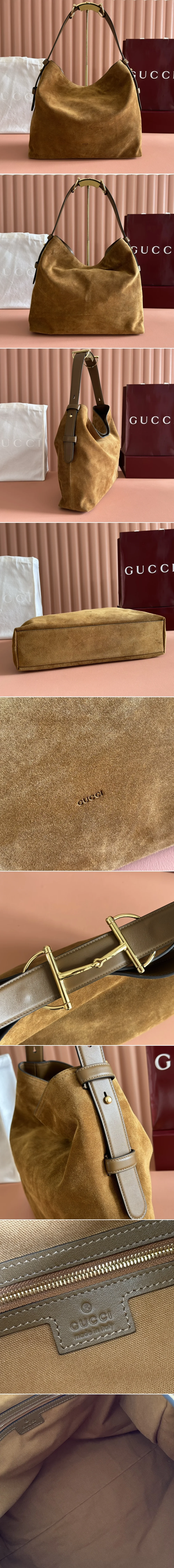 구찌 25FW 스웨이드 토트 850546