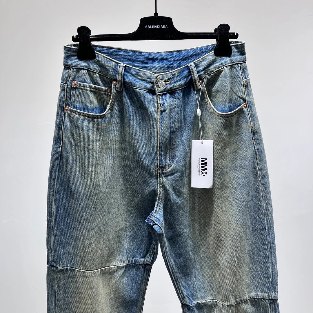 메종 마르지엘라 워싱 데님 팬츠