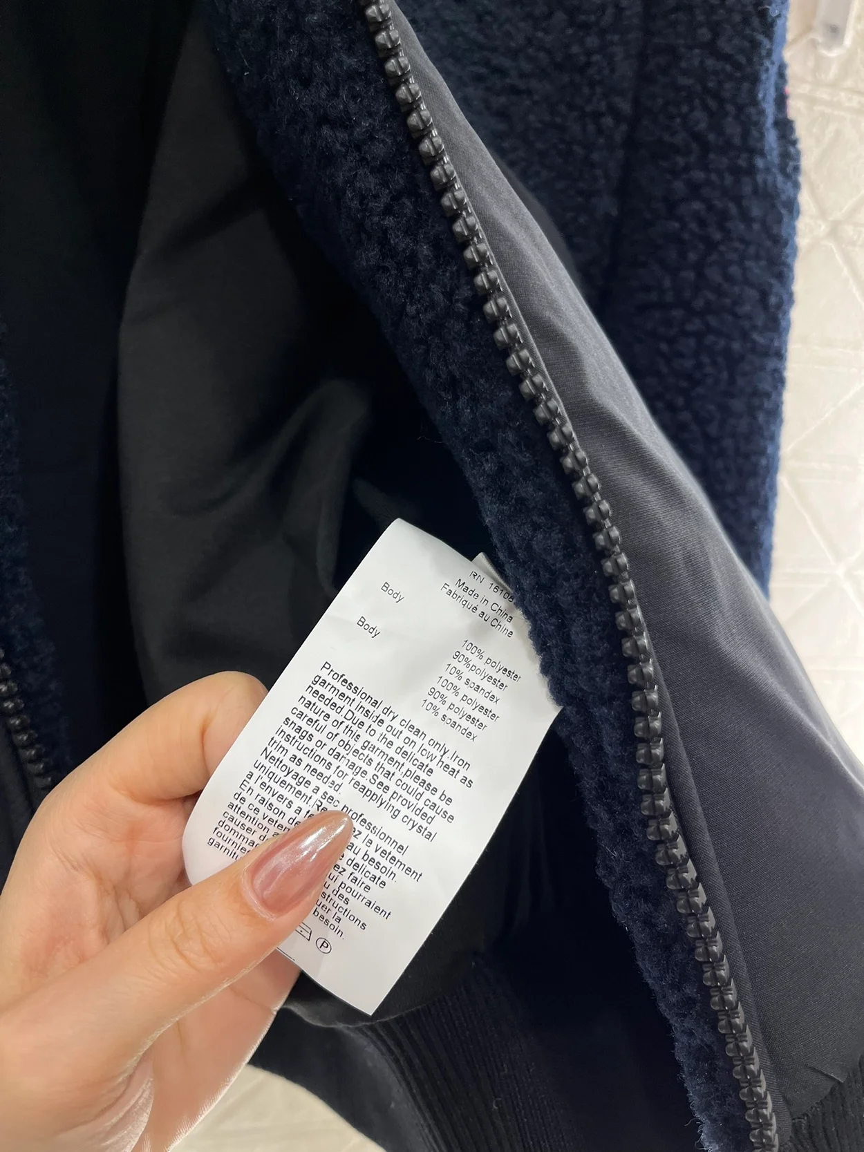 캐나다구스 오버사이즈 플리스 후디 네이비