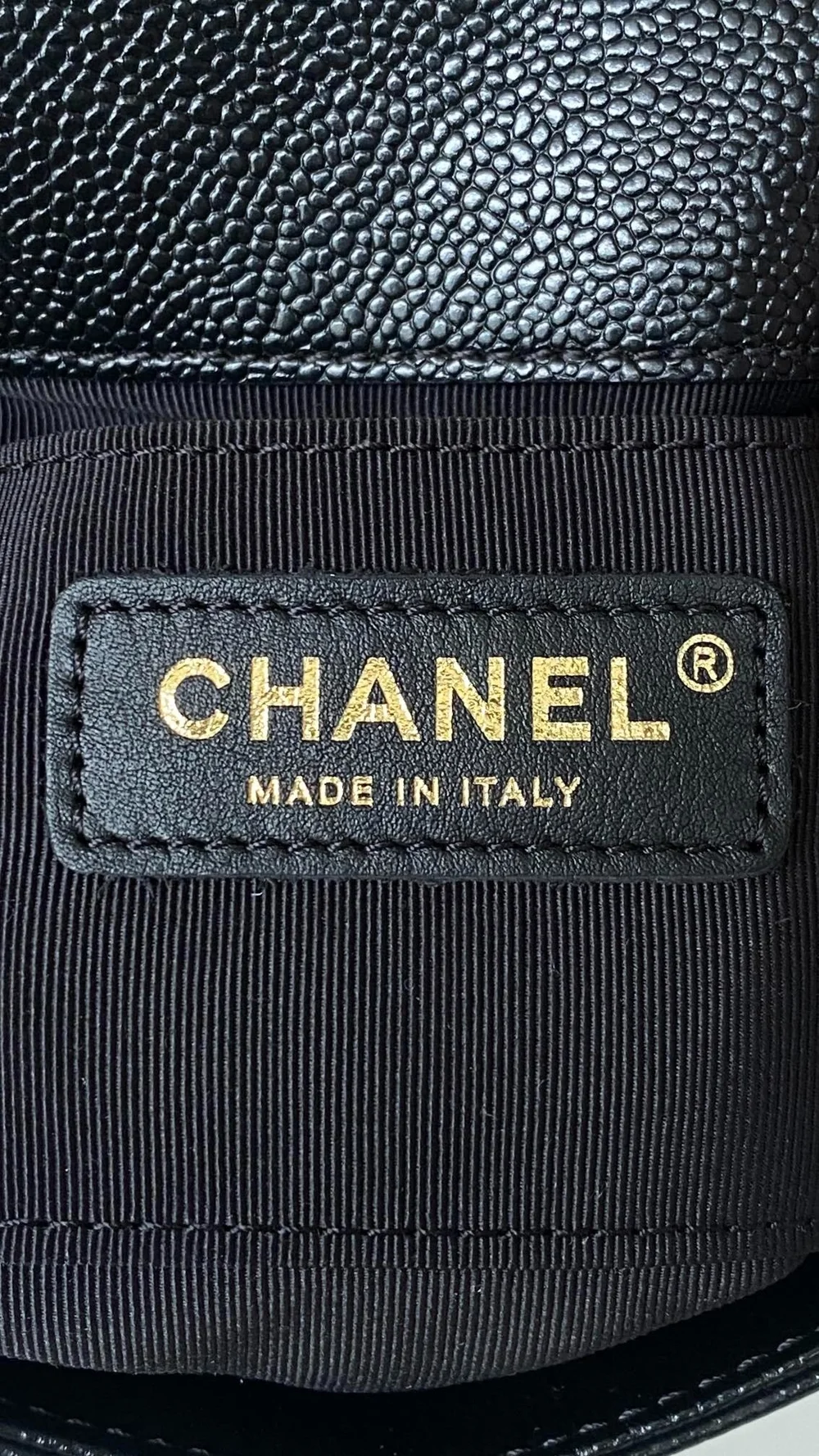 샤넬 23P 투 포켓 듀마 백팩 스몰 캐비어 블랙