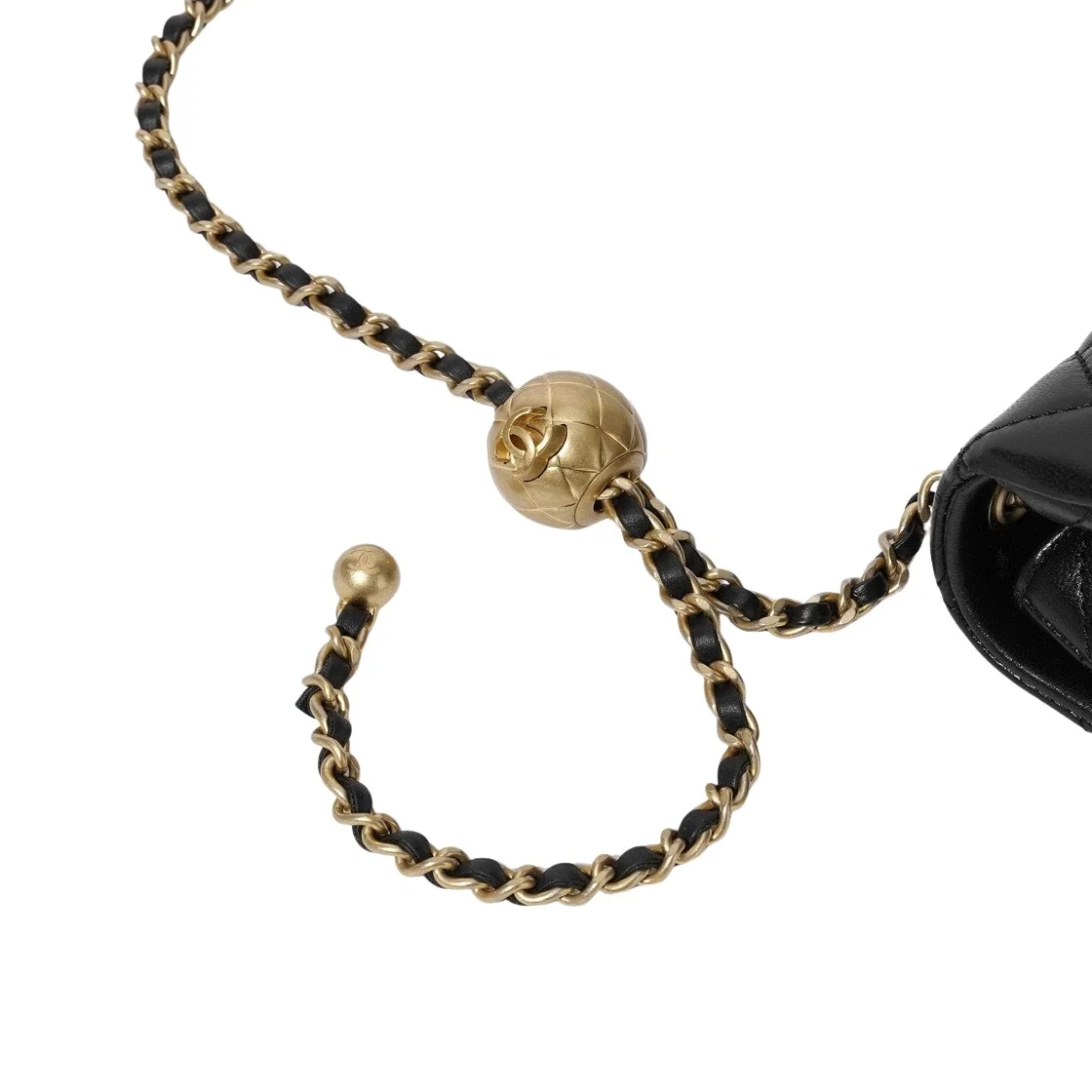 샤넬 클래식 골드 뉴미니 골든볼 AS1787