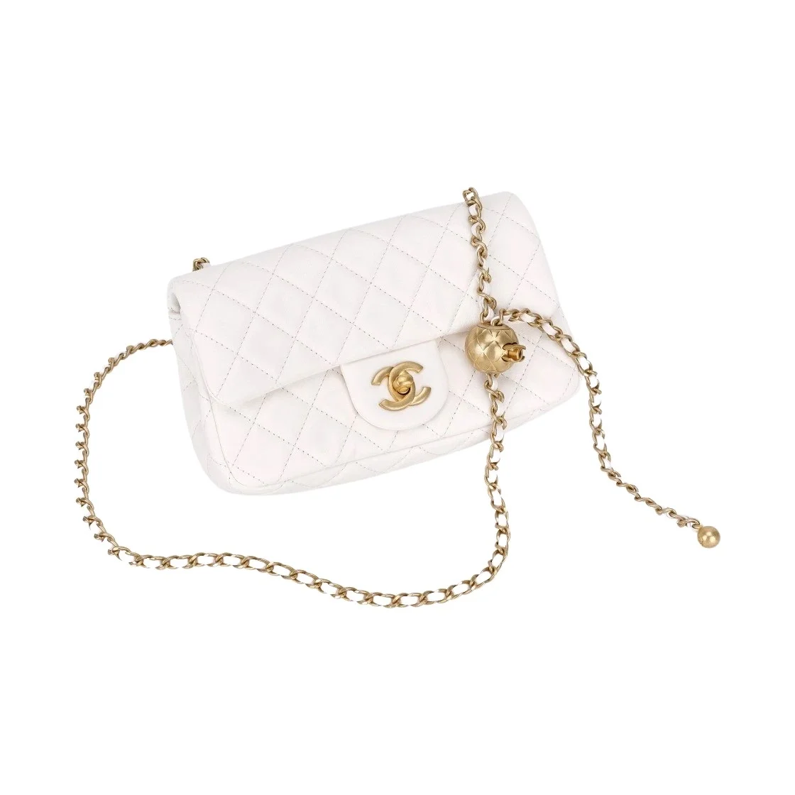 샤넬 클래식 골드 뉴미니 골든볼 AS1787