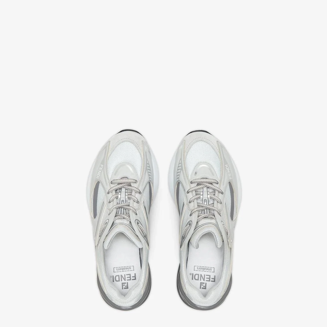 펜디 페브릭 러닝 스니커즈 그레이