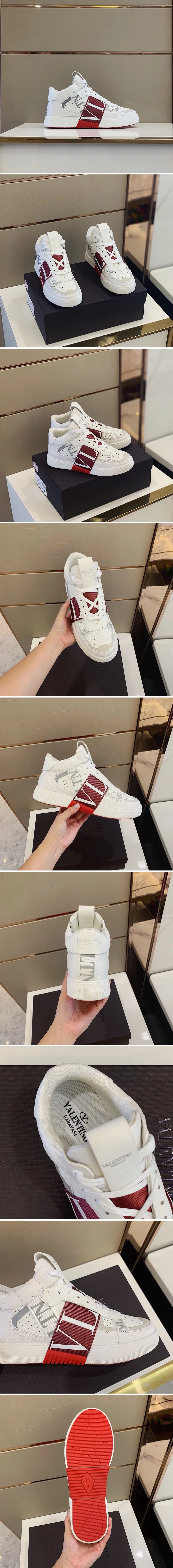 발렌티노 VL7N 하이탑 레드