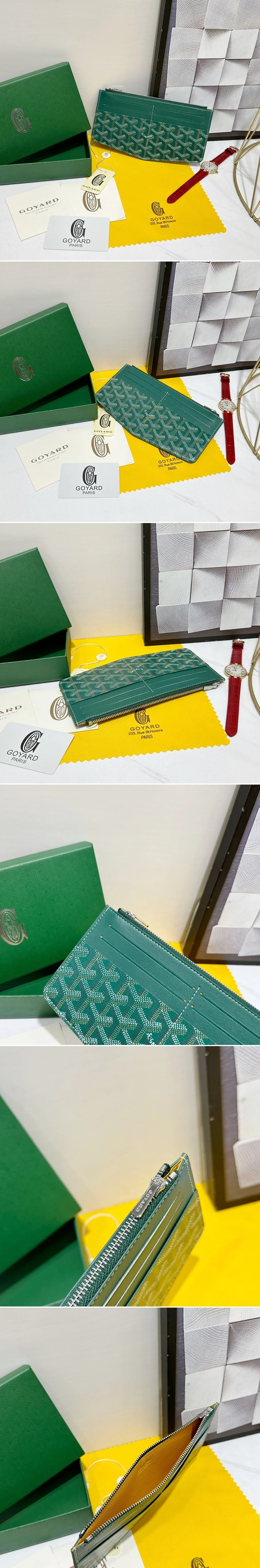 고야드 인서트 루이스 카드 지갑